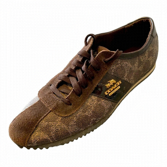 Coach Ivy Sz 6.5 Leather & Suede Fashion Sneakers - Picture 1 of 13